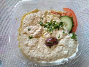 baba gannouj at Aladdin's Eatery in West Chester