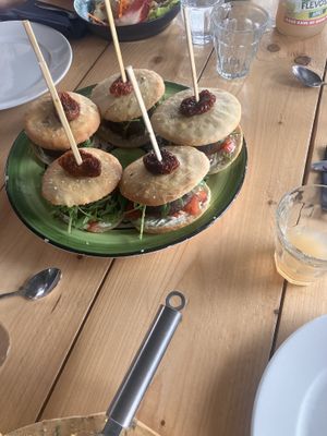 Broodjes portobello   at Vegan Academy in Amsterdam