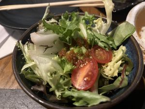 Side salad  at OITA - Soho in London