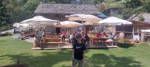 The terras at Zam Tachji in Alagna Valsesia