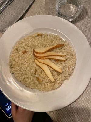 Vegan risotto  at Zam Tachji in Alagna Valsesia