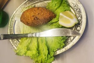 Içly köfte at İdil Mantı Evi in Izmir