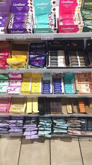 Some goodies at Westbourne grove store at Planet Organic - Torrington Place in London