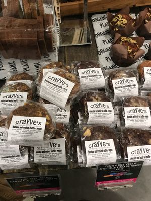 Vegan cakes at Planet Organic - Torrington Place in London