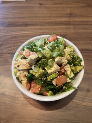 Vegan tofu bowl, I recommend it!!!  at Rakkan Ramen in Dallas