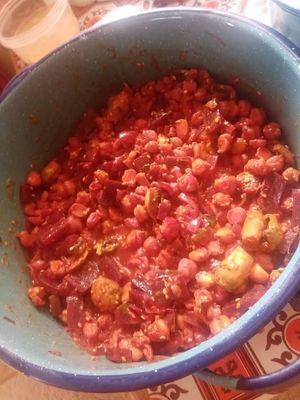 Food at Karma Cocina in San Mateo Rio Hondo