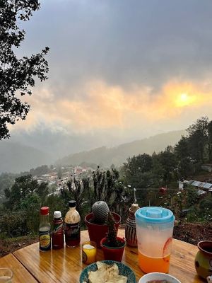 View at Karma Cocina in San Mateo Rio Hondo