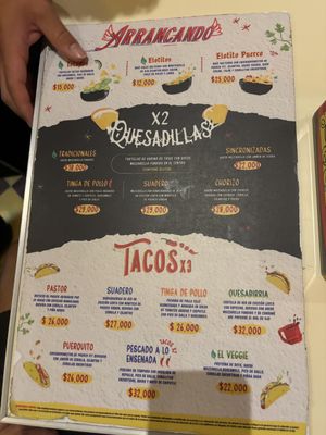   at Los Tacos del Gordo in Cartagena