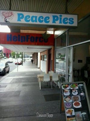 footpath view at Peace Pies in Redcliffe