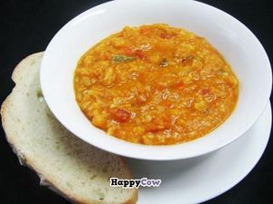 Dahl and vege soup at Peace Pies in Redcliffe