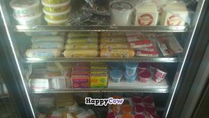 Some Peace Pies refrigerated grocery items at Peace Pies in Redcliffe