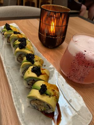 Caviar crunch roll  at PLANTA  in Atlanta