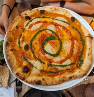 Vodka pizza at PLANTA  in Atlanta