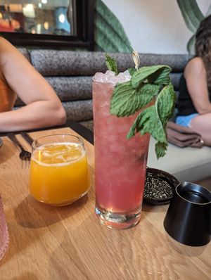 Mez-cal me maybe and kombucha mojito at PLANTA  in Atlanta