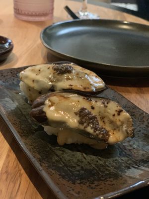 unagi eggplant nigiri  at PLANTA  in Atlanta