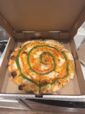 Vodka pizza, good but burned on the bottom    at PLANTA  in Atlanta