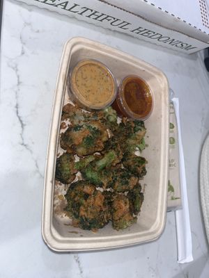 Bang bang broccoli to go  at PLANTA  in Atlanta