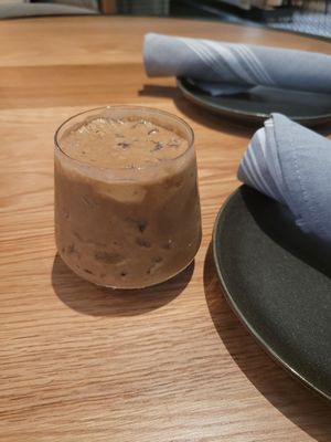 Iced coffee at PLANTA  in Atlanta