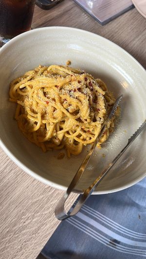 Spaghetti carbonara   at PLANTA  in Atlanta