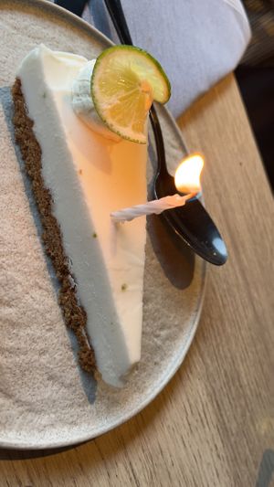 Key lime cheesecake  at PLANTA  in Atlanta