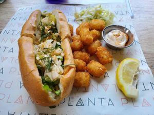 Lobster roll at PLANTA  in Atlanta