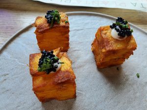 1000 Layer Crispy Potatoes (so crispy) at PLANTA  in Atlanta