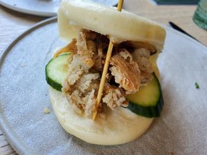 Crispy Hot Bao (might not be the exact name) at PLANTA  in Atlanta