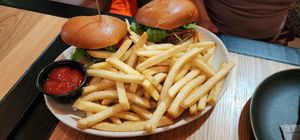 House burger at PLANTA  in Atlanta