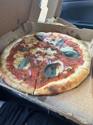 Chorizo pizzaa  at PLANTA  in Atlanta