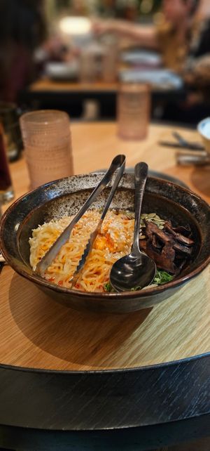 truffle miso ramen at PLANTA  in Atlanta