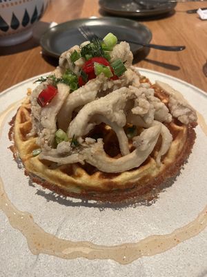 Chicken Waffles  at PLANTA  in Atlanta