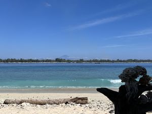 The amazing view  at Bintang Beach Café in 