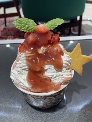 Strawberry parfait  at STELLA'S WORLD by Stella McCartney in Osaka