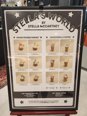 Menu Oct 2023 at STELLA'S WORLD by Stella McCartney in Osaka