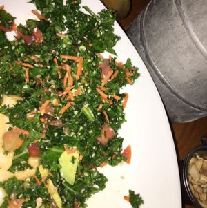 Kale Salad at California Organics Cafe in Nevada City