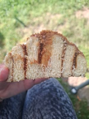 Inside speculoos bun at Cinnamood in Aachen