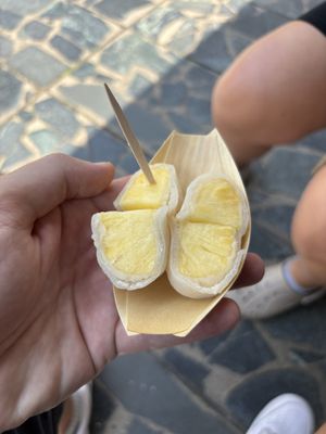 Pineapple mochia  at Ben Zai Ten in Nara