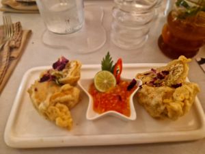 Stuffed tofu!! at This is Bali in Ubud