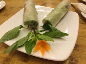 fresh spring rolls at Huong Sen - Bui Vien in Ho Chi Minh City