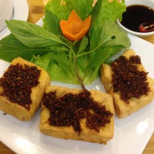 Lemongrass Tofu at Huong Sen - Bui Vien in Ho Chi Minh City