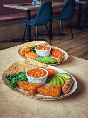 Vegan Breakfast  at Mamawu Café in Emsworth