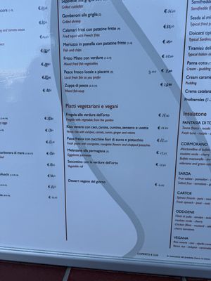   at Il Cormorano in Cala Gonone