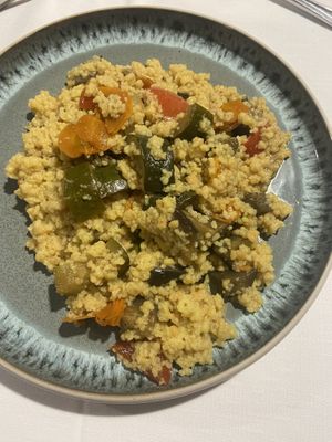 Fregola con verdure  at Il Cormorano in Cala Gonone