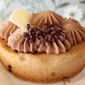 Tartelette ganache chocolat et mousse chocolat sur pâte sablée at Why Nuts in Reignier