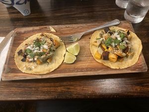 Butternut squash taco  at Conmigo  in New York City