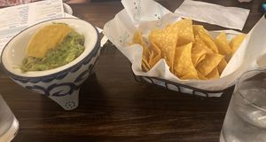 Guacamole and chips  at Conmigo  in New York City
