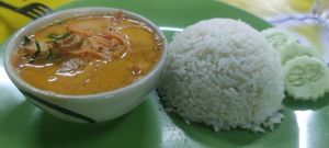 Chicken with thick curry at Nong J - ร้านน้องเจ in Phuket