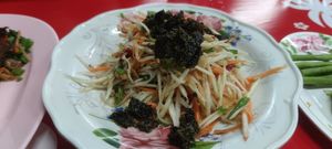 Papaya salad at Nong J - ร้านน้องเจ in Phuket
