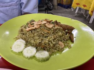 Fried Rice with Green Curry  at Nong J - ร้านน้องเจ in Phuket