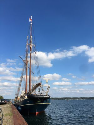 Ausblick vom Café   at Schiffercafe Kiel in Kiel